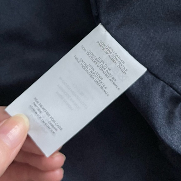 J.Crew Collection Black Leather Moto Jacket - Picture 5 of 5